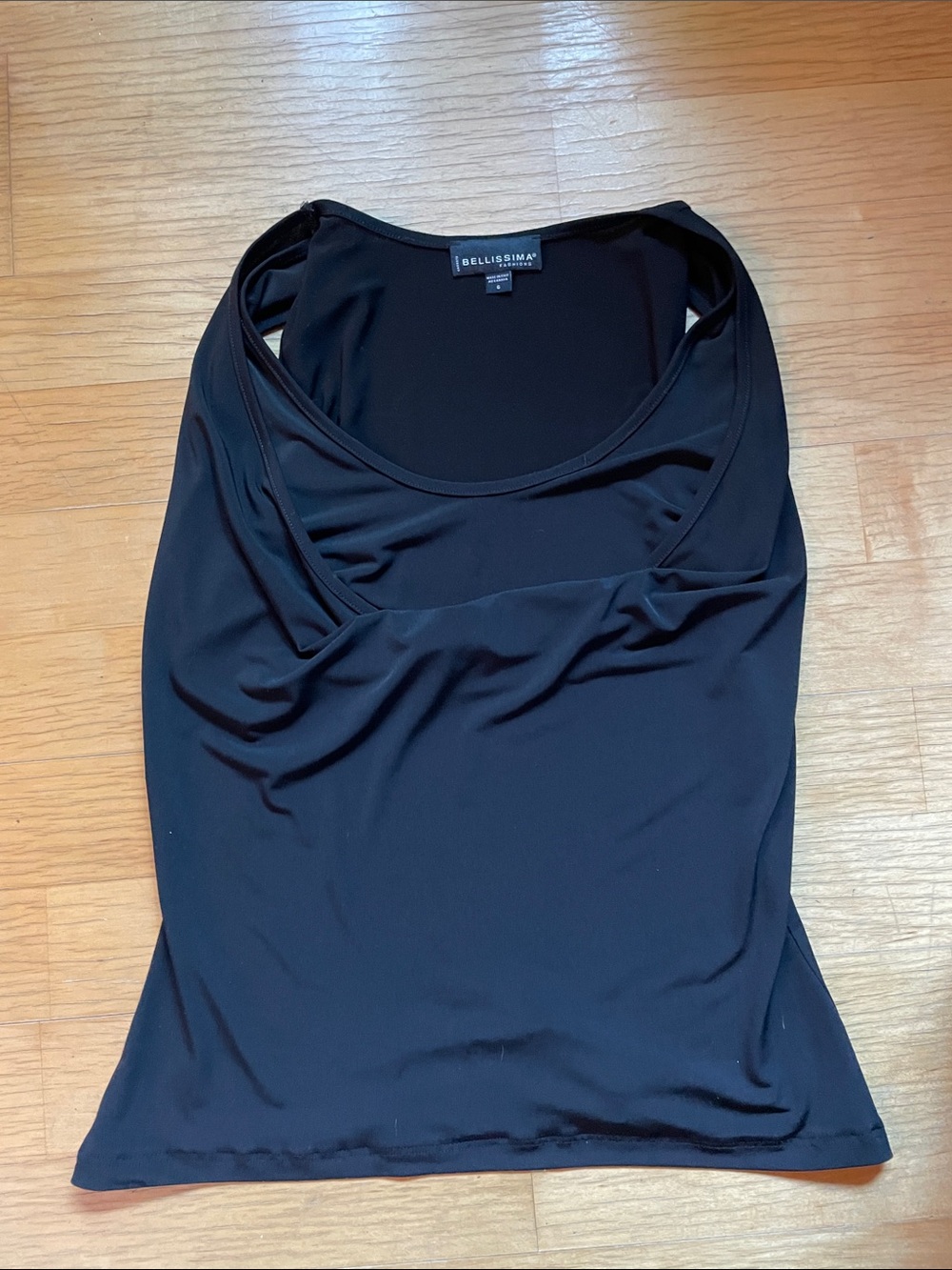 ☀️ SUMMER CLEARANCE 🛍️ Bellissima Black Scoop Neck Tank Top
